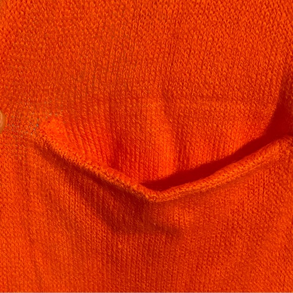 Orange Knit Maxi Cardigan Kimono Size XS - Picture 9 of 17